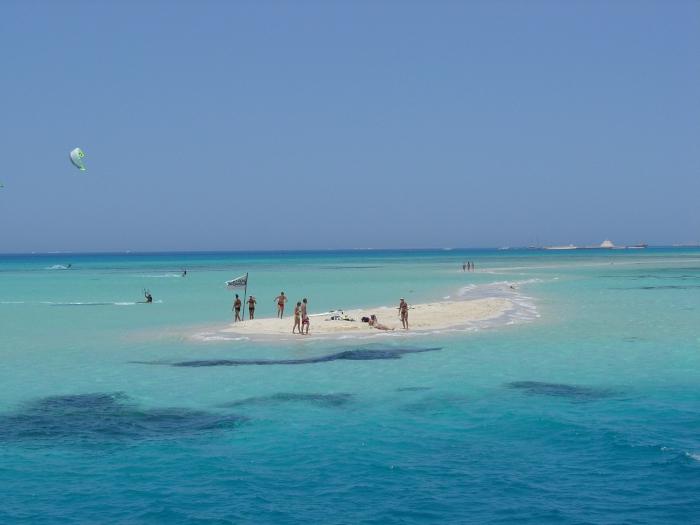 טמפרטורת המים ב Hurghada